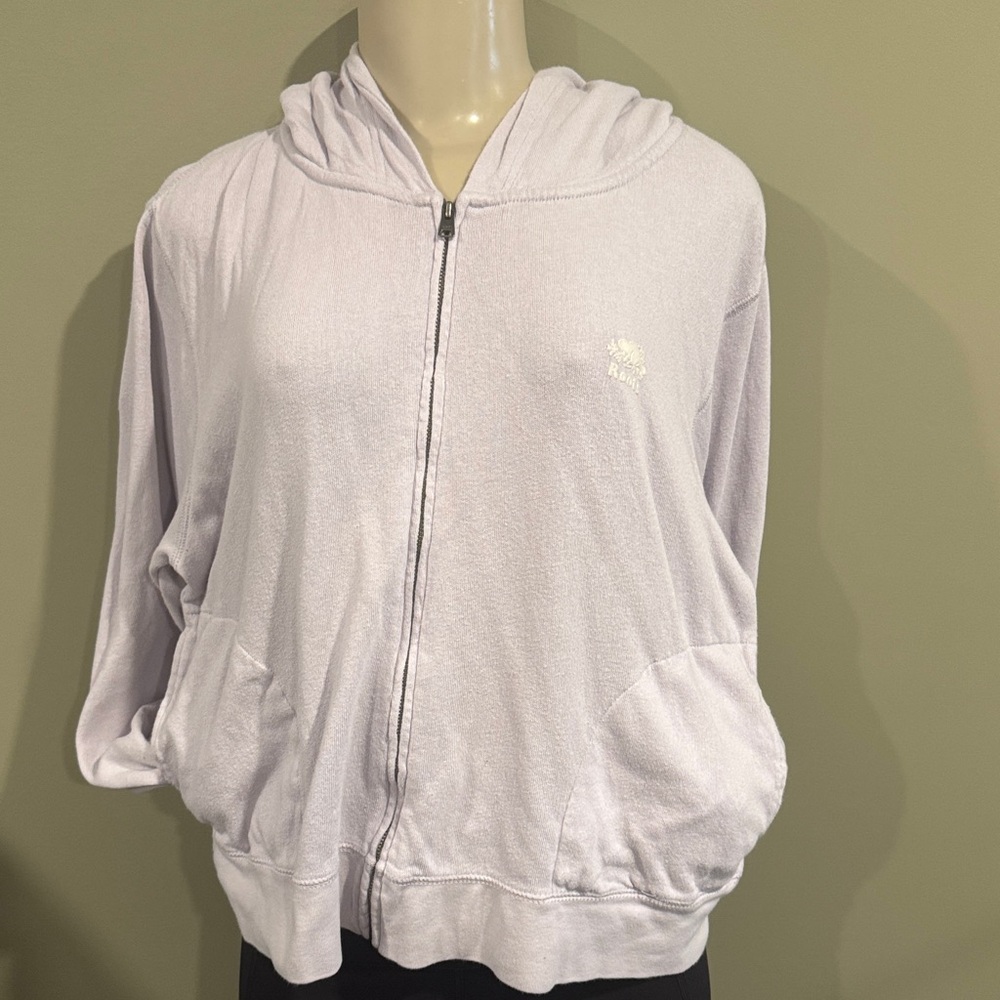 Roots Light Lavender Zip-Up Hoodie